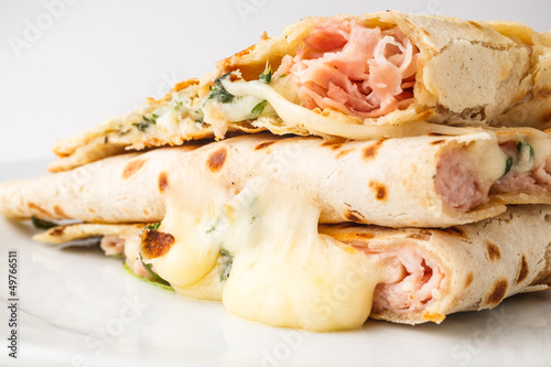 Photo: Piadina sandwich Piadina sandwich