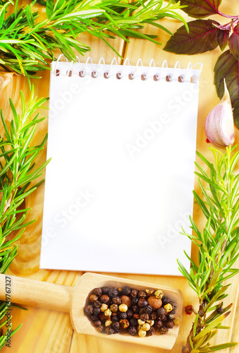Photo: note and aroma spice note and aroma spice