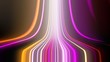 Flowing digital lines.