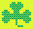 Cross Stitch Shamrock