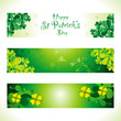 abstract st patrick web banner