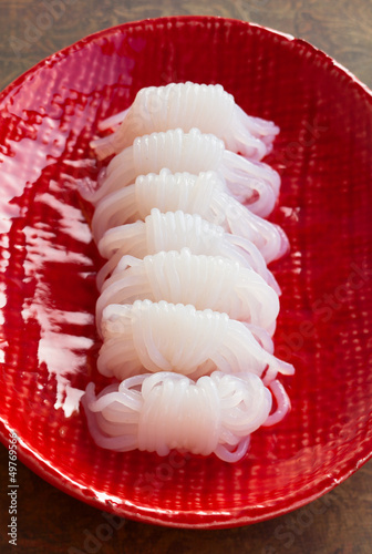 Photo: Shirataki noodles Shirataki noodles