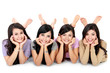 Photo: happy group of friends happy group of friends