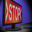 Stop On Monitor Showing Denying