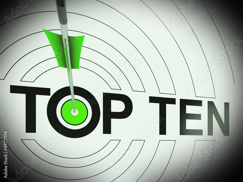Illustration: Top Ten Prize Shows Winners Of Contest Top Ten Prize Shows Winners Of Contest