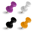 Sammlung PINs - 4 Farben