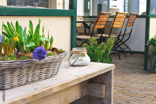 Photo: Flower shop and cafe in Gorinchem. Netherlands Flower shop and cafe in Gorinchem. Netherlands