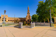 Famous Plaza de Espana, Sevilla, Spain