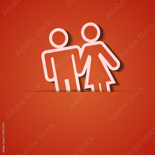 Vector: Vector background. Orange icon applique. Eps10 Vector background. Orange icon applique. Eps10