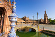 Famous Plaza de Espana, Sevilla, Spain