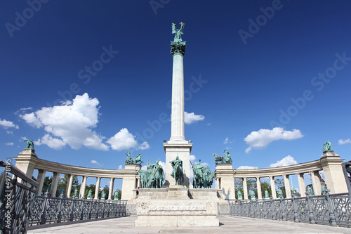 Photo: Heroes square in Budapest, Heroes square in Budapest,