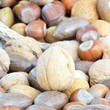 Photo: assortment of tasty nuts assortment of tasty nuts