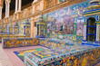 Famous Plaza de Espana, Sevilla, Spain