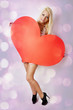 Foto: woman with big heart woman with big heart