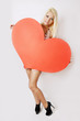 Foto: woman with big heart woman with big heart