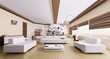 Foto: Modern apartment interior 3d render Modern apartment interior 3d render