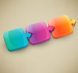 vector abstract background with colored arrows (design element f