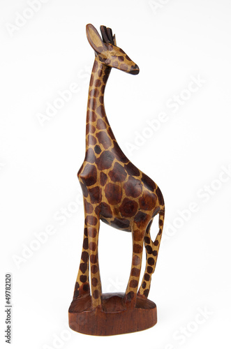 Illustration: giraffa di legno giraffa di legno