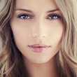 magnificent portrait of  young woman with perfect skin