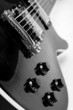 electric guitar on white background