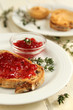 Photo: Toast with jam Toast with jam