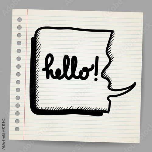 Vector: Speech bubble sign Speech bubble sign