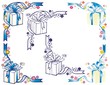gift box corner ornaments