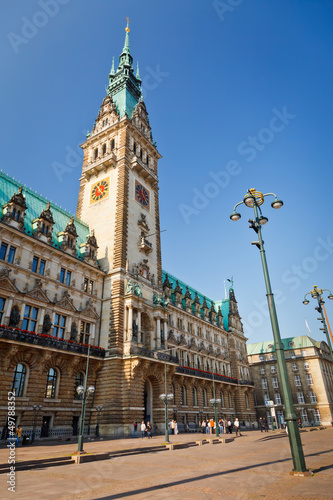 Photo: Town Hall in Hamburg, Germany Town Hall in Hamburg, Germany