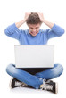 Photo: laptop frustration laptop frustration