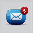 Letter icon App button email