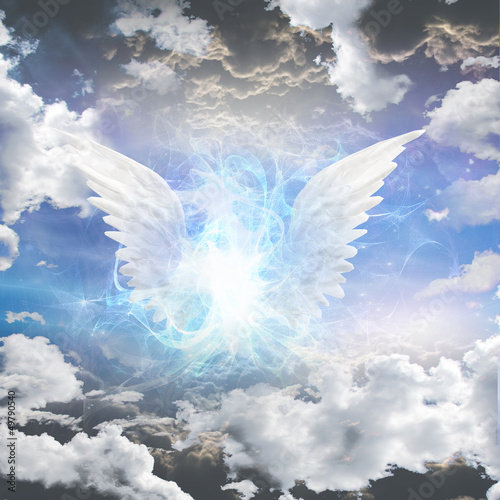 Illustration: Angelic being obscured Angelic being obscured
