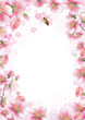 Vector: Spring background with cherry blossom Spring background with cherry blossom