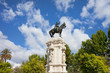 Photo: Monument on Plaza Nueva in Seville Monument on Plaza Nueva in Seville