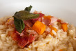 sweet potatoes risotto with sage