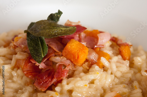 Photo: sweet potatoes risotto with sage sweet potatoes risotto with sage