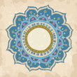 Hand drawn round ornament