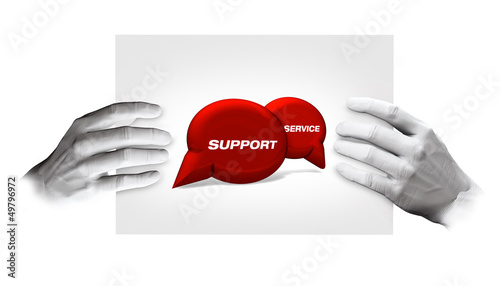 Illustration: support service support service