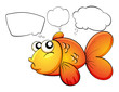 A gold fish and the empty callouts
