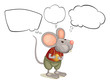 A rat with empty callouts