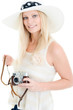 Blonde Fotografin