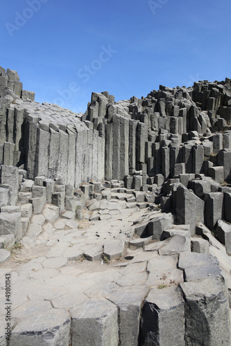Photo: Five and six sided columns of Panska Skala Five and six sided columns of Panska Skala