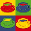 Petit déjeuner pop art