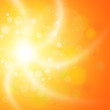 Abstract orange sunny background.