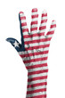 Hand of an old woman with arthritis