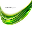 abstract green bright colorful technology wave whit background