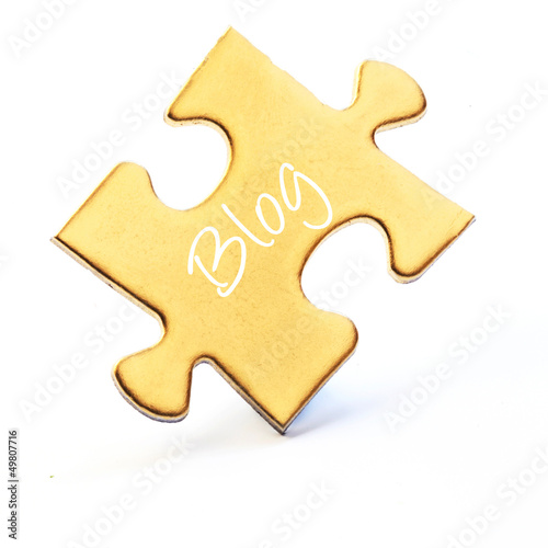 Photo: Golden Puzzle Piece - Blog Golden Puzzle Piece - Blog