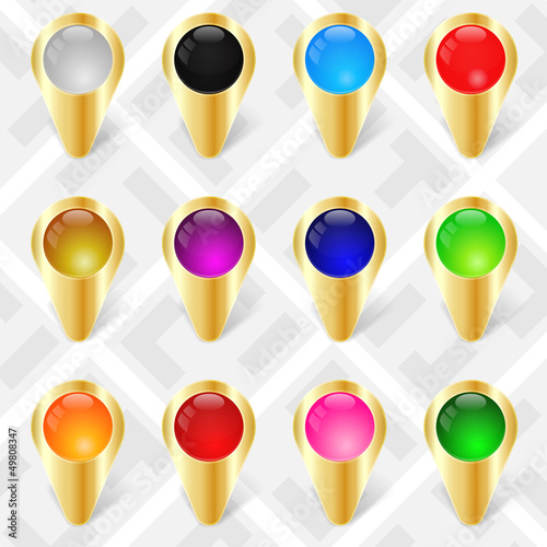 Vector: Map Markers. GPS Pointers. Set 3. Vector Map Markers. GPS Pointers. Set 3. Vector