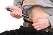 Foto: Diabetes spritzen mit Pen Diabetes spritzen mit Pen
