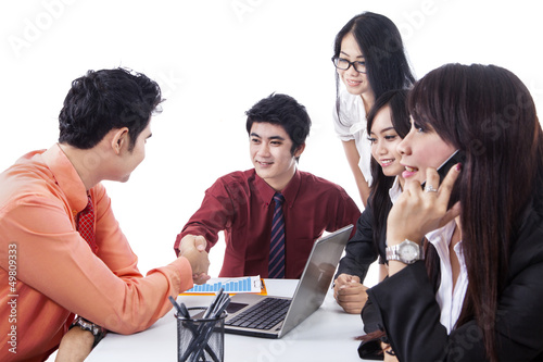Photo: Successful business meeting Successful business meeting