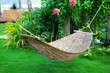 Hammock in a beautiful tropical garden
